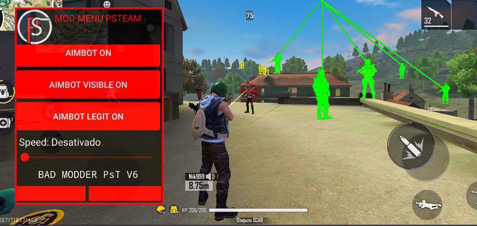 Free Fire Mod Gameplay Screenshot 2